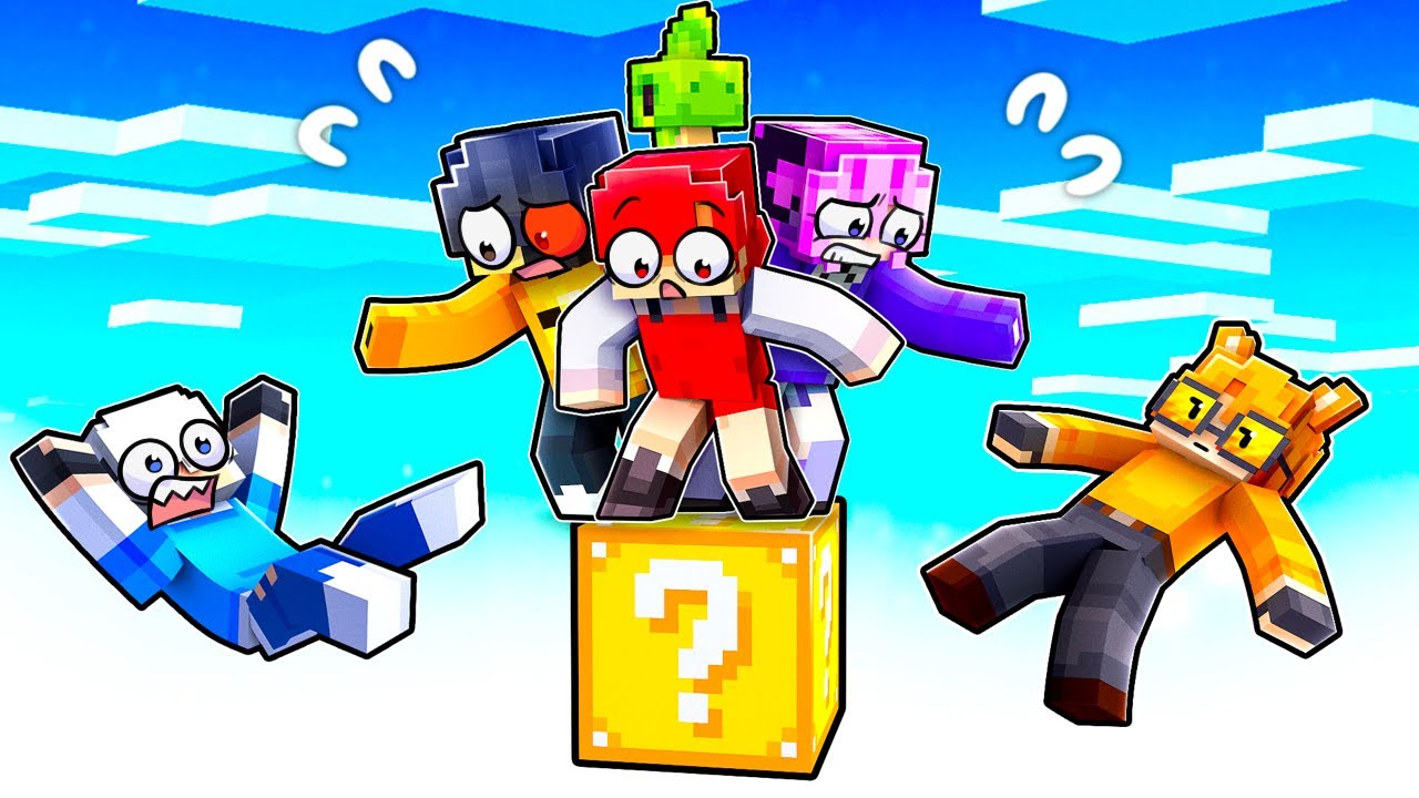 6 FRIENDS on ONE LUCKY BLOCK!