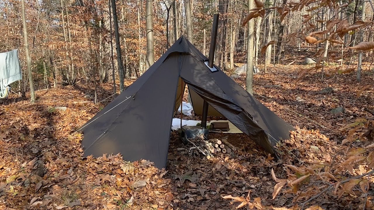 $100 Ultralight Hot Tent Camping.