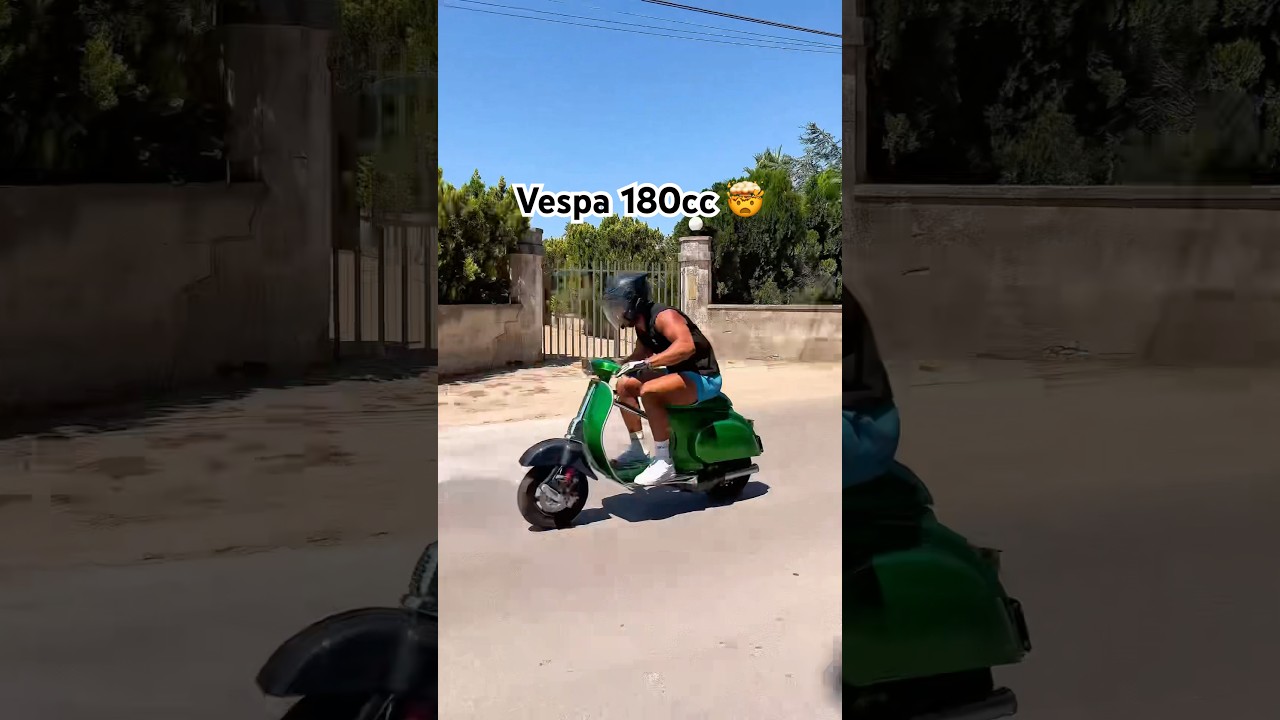 VESPA 180cc  LA PIU&rsquo; POTENTE DEL SUD ITALIA 🇮🇹 #vespa#special#italy