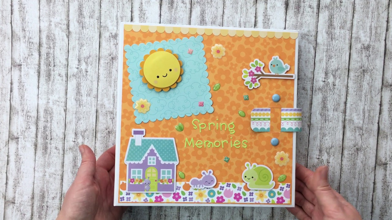 Frühlings- Minialbum 8x8