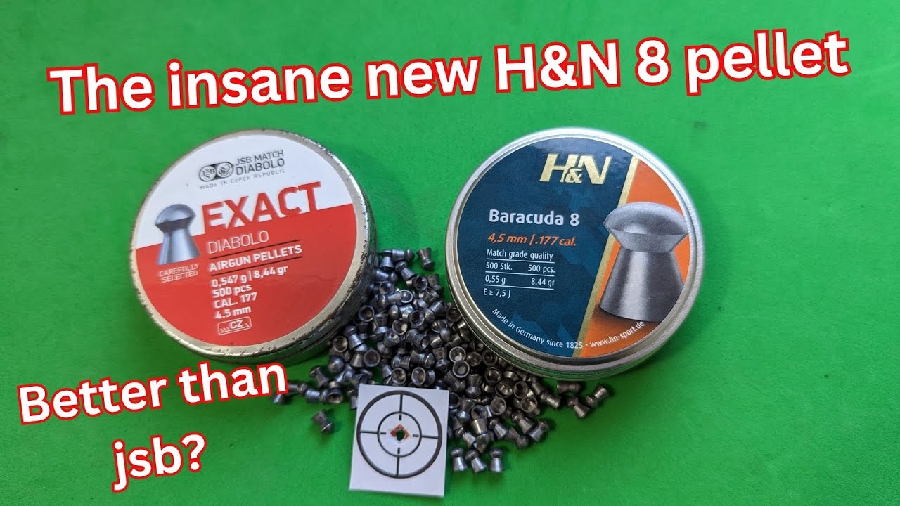 Проверка точности новых пуль для пневматической винтовки H&N Baracuda 8.