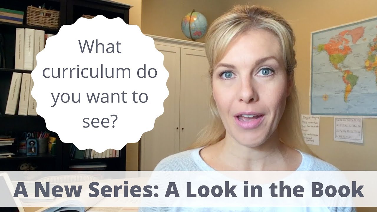 A Look in the Book...What Curriculum Do You Want to See?