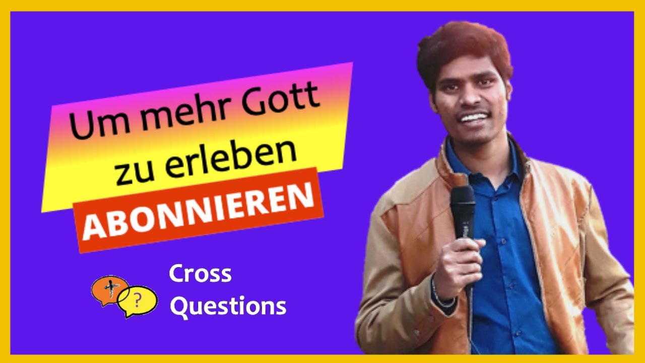 Auf der Suche nach guten biblischen Inhalten auf Youtube? Sehr gut, ich denke, Du bist hier richtig!