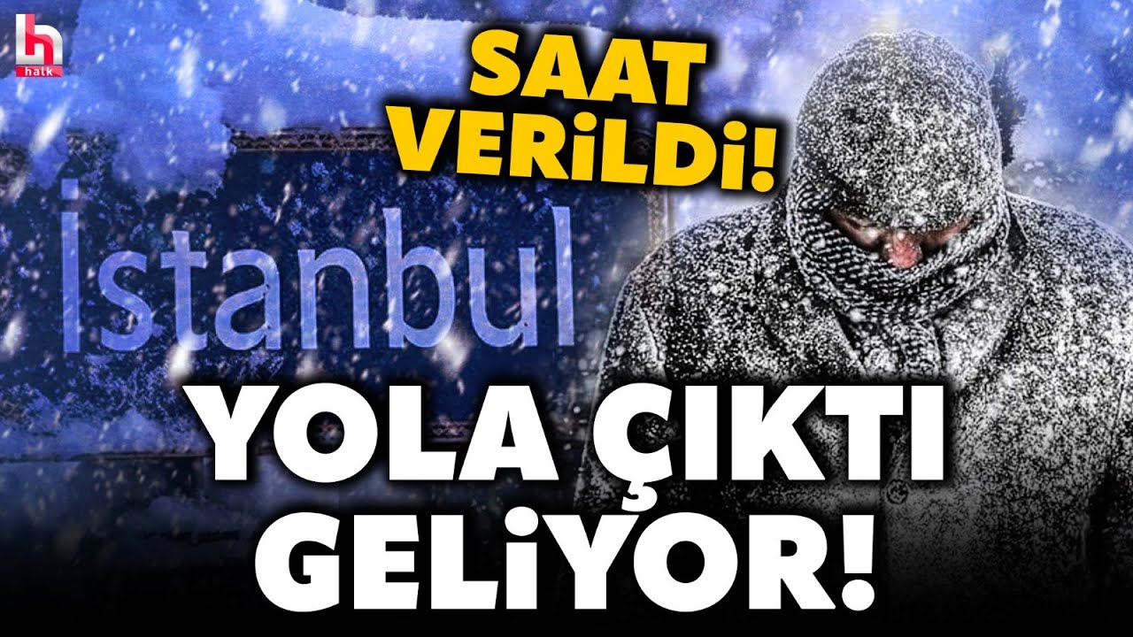 OKULLAR TATİL EDİLECEK Mİ? Kar İstanbul'un kapısına dayandı! AKOM saat verdi! T&uuml;m T&uuml;rkiye donacak!