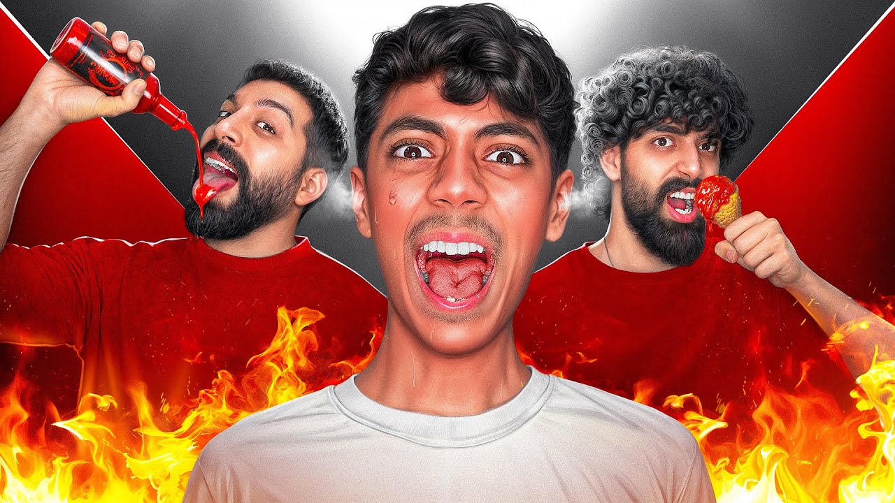 چالش سوال های تند و آتشین🌶️🔥زبونمون آتیش گرفت😭