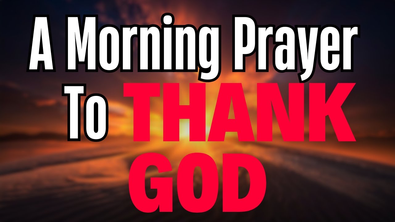 HOPEFUL Morning Prayer THANKING GOD for His PLANS | Your Future is FILLED With Hope & Purpose