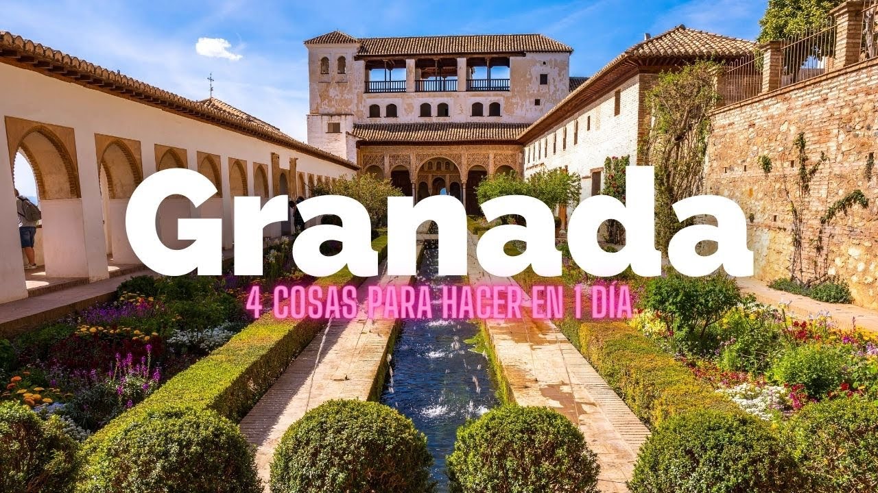 Qué Hacer en Granada en 1 Día! - 4 Cosas infaltables en tu visita!! 🤩🙌 4K