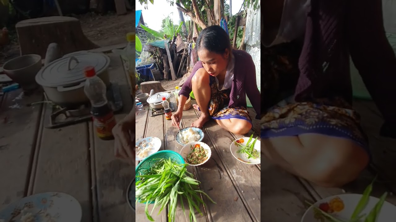 Rural life & Traditional food in Cambodia village, Lifesyle vlog