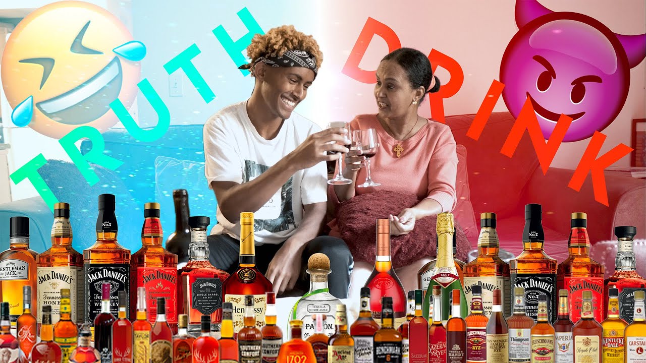 TRUTH OR DRINK W/ MY HABESHA MOM (FIRST TIME DRINKING)🤣🥂