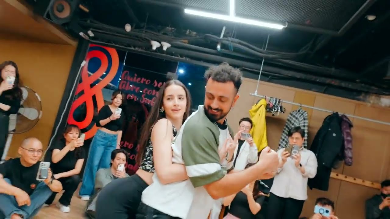 Daniel y Alma Bachata Workshop 다니엘 & 알마 고급패턴반 #바차타 #bachata (바시온 가츠 & 자기야) - 라틴