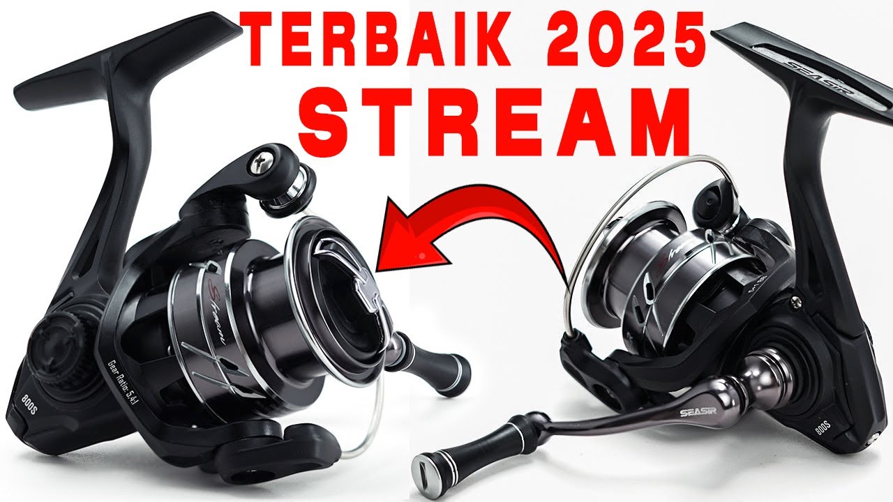 REEL PANCING TERBAIK 2025! MURAH DENGAN TEKNOLOGI CANGGIH DAN MODERN SEASIR STREAM SPINNING REEL