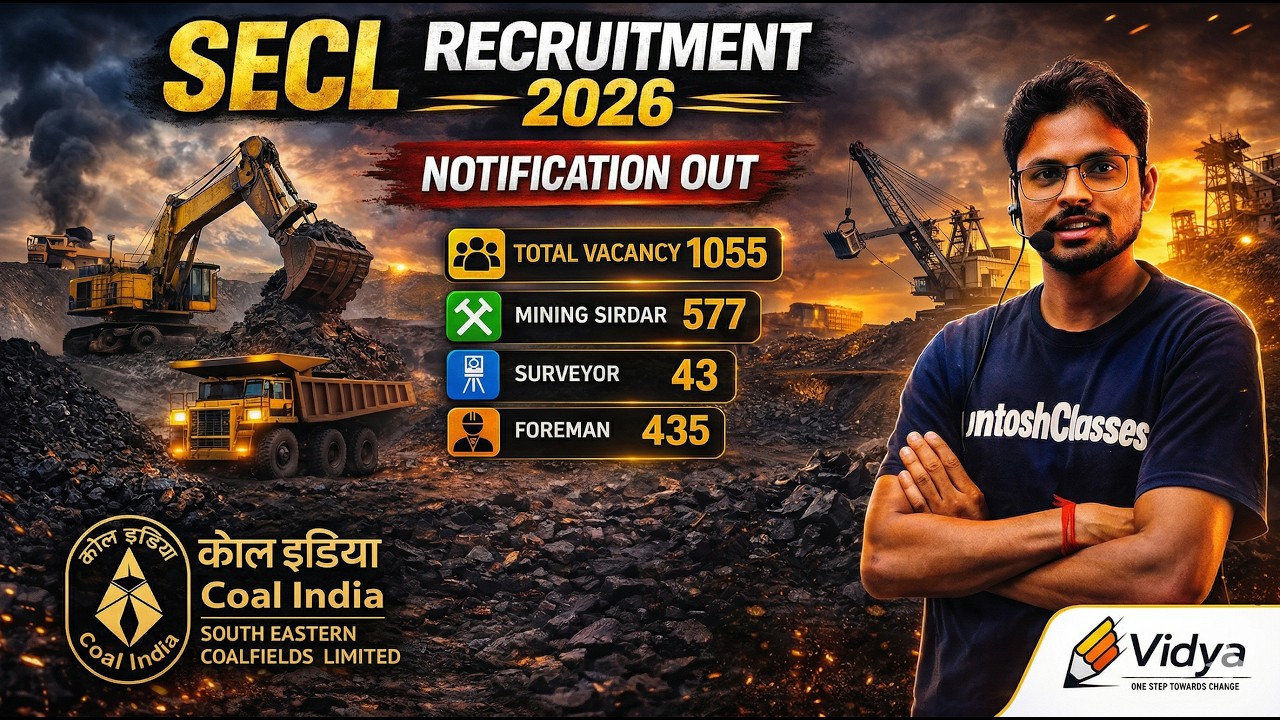 🔥 SECL Recruitment 2026 Notification Released 🔥 1000+ vacancy | Don&rsquo;t Miss&hellip;| SECL VACANCY