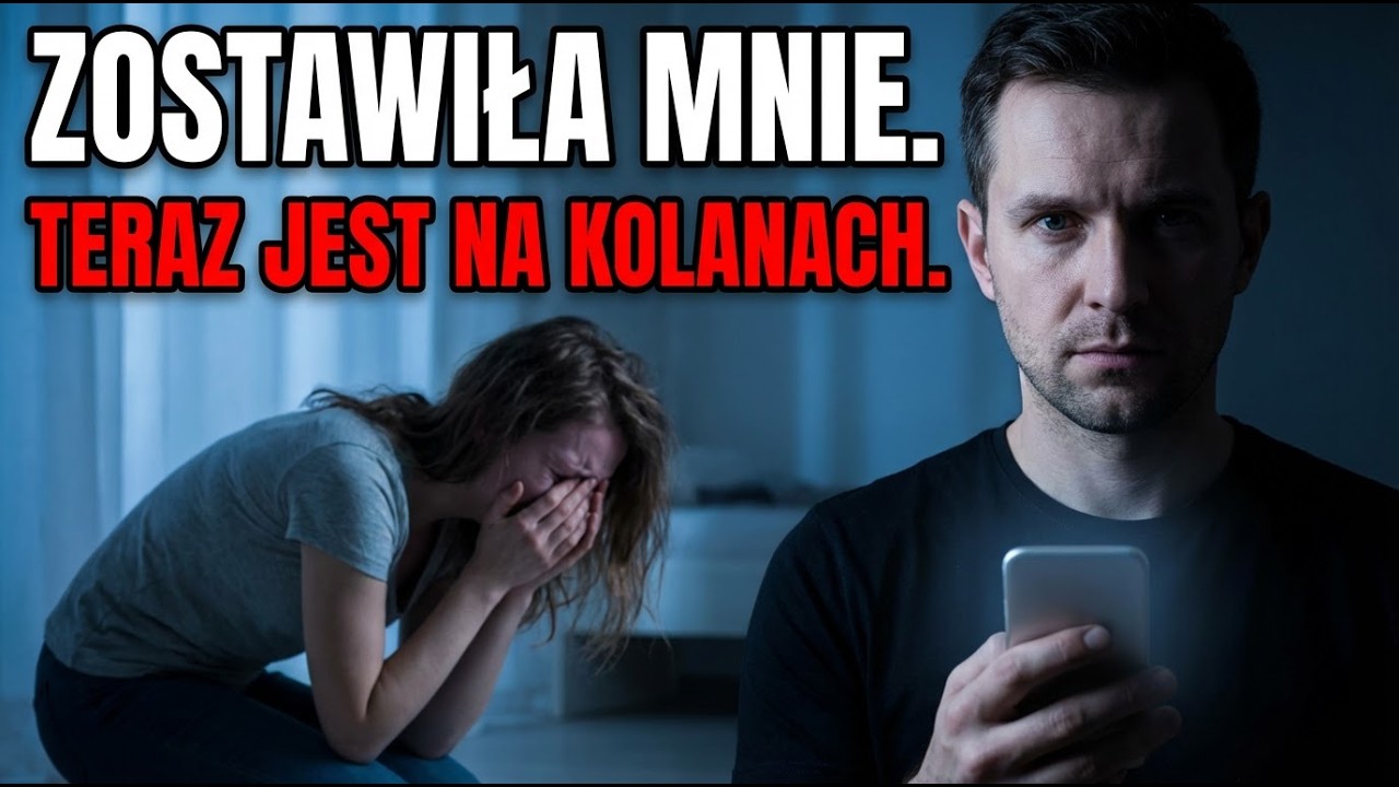 Zostawiła mnie z wiadomością, która mnie zniszczyła  Teraz jest na kolanach