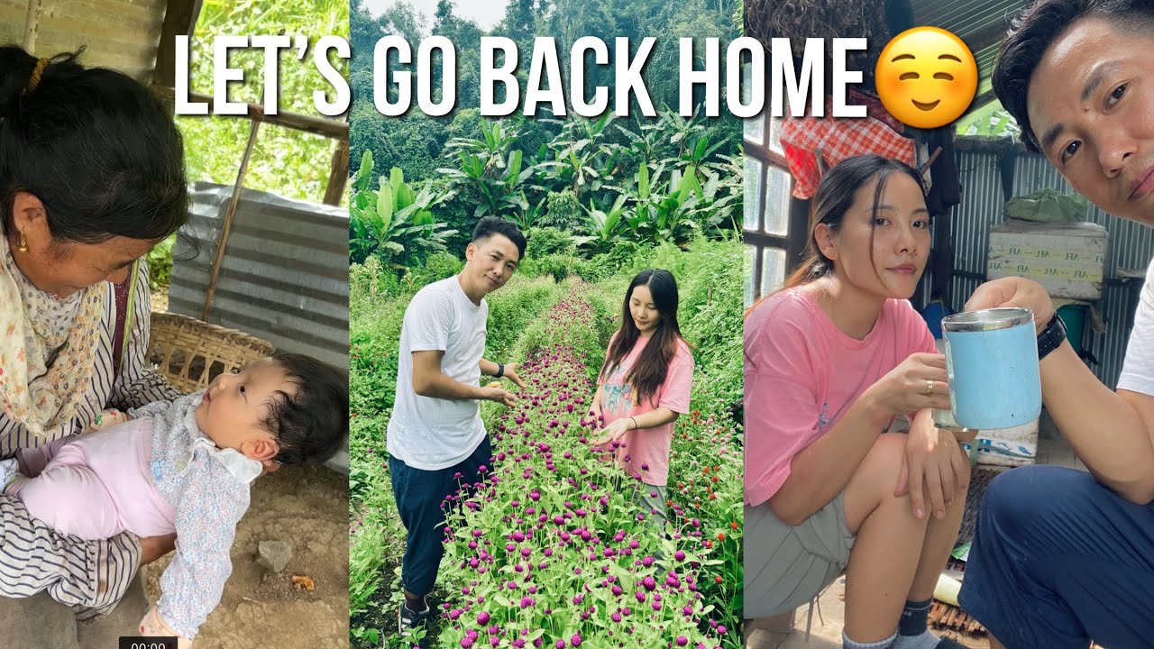 Going back home / Sirarakhong village/ visiting wonna farm/ family vlog 