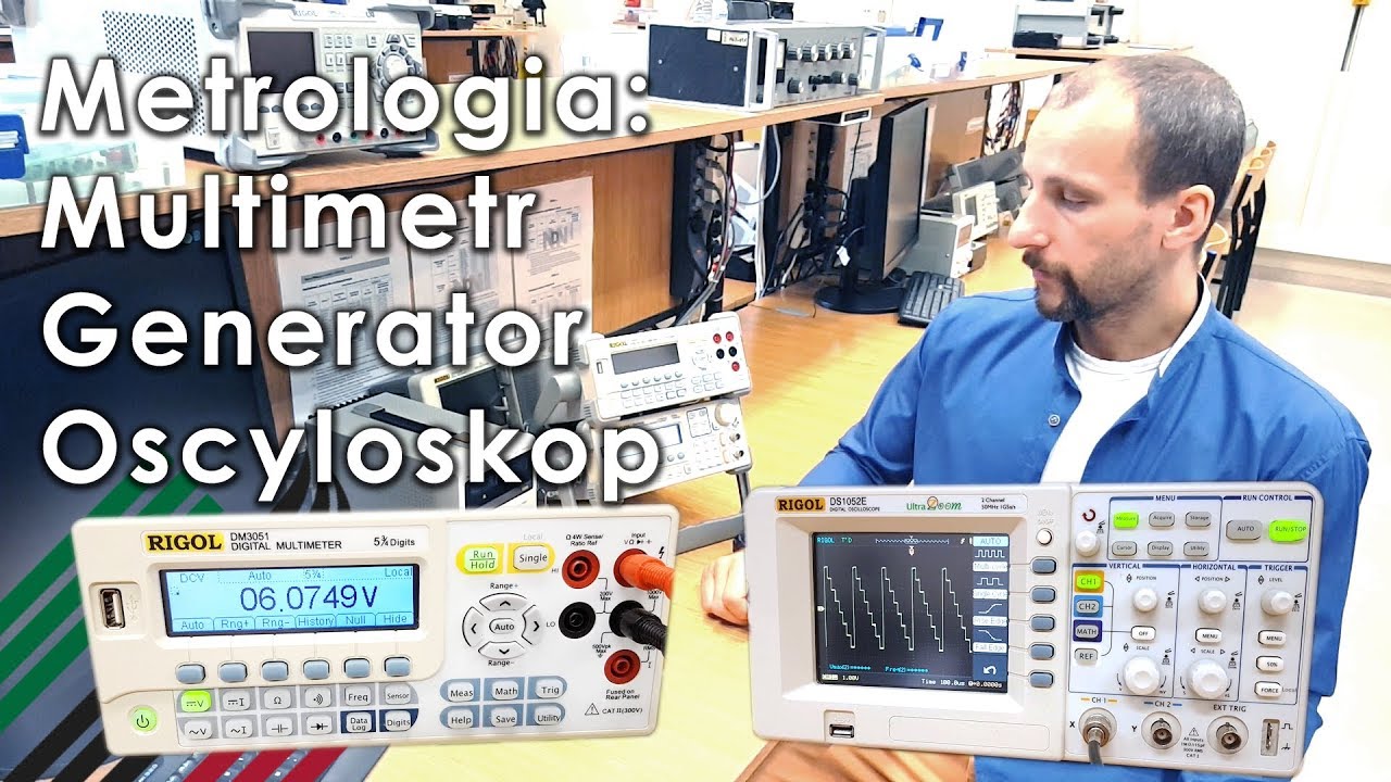 AGH - Metrologia - Multimetr, generator, oscyloskop