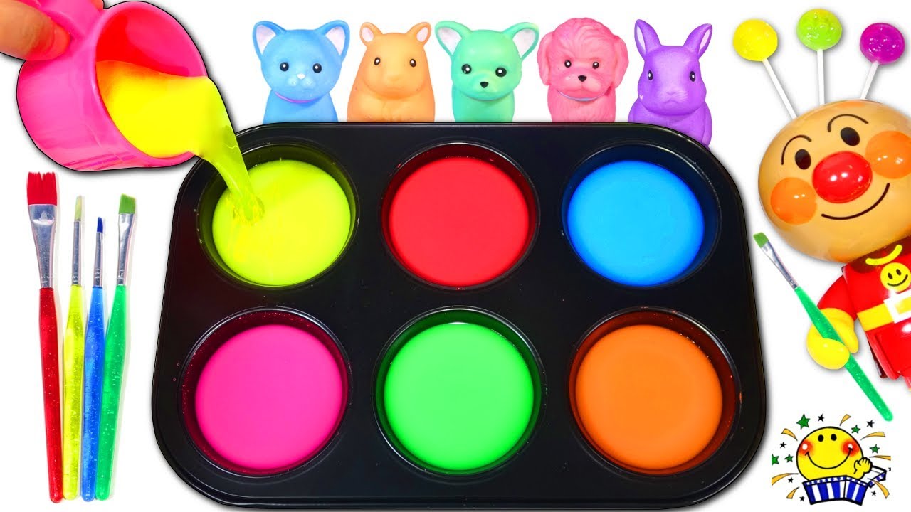 【リカちゃん達が色水遊びに挑戦★】絵の具から何が出るかな？