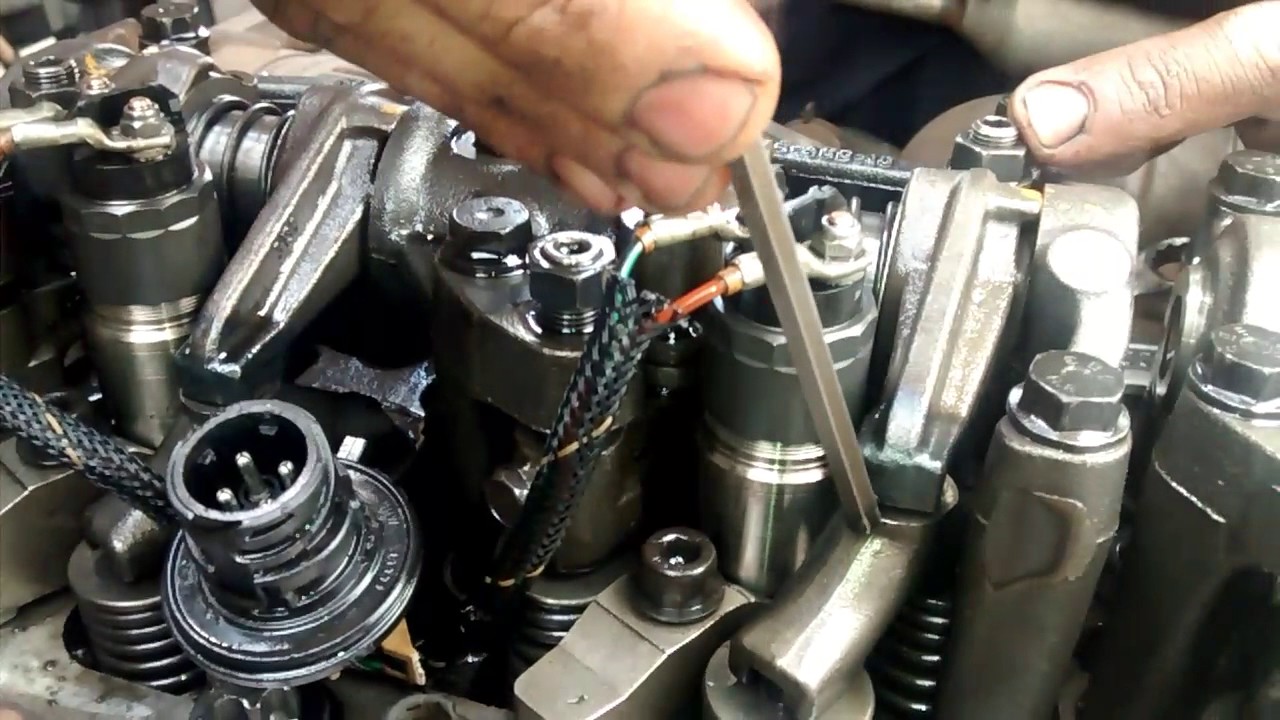 Regulagem de valvulas do motor man 24 280