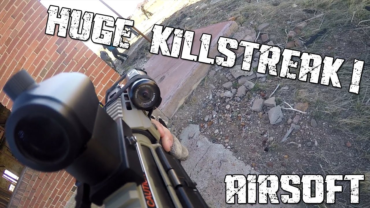 Airsoft | HUGE CQB KILLSTREAK! | ICS UK1 Captain - Scope Cam