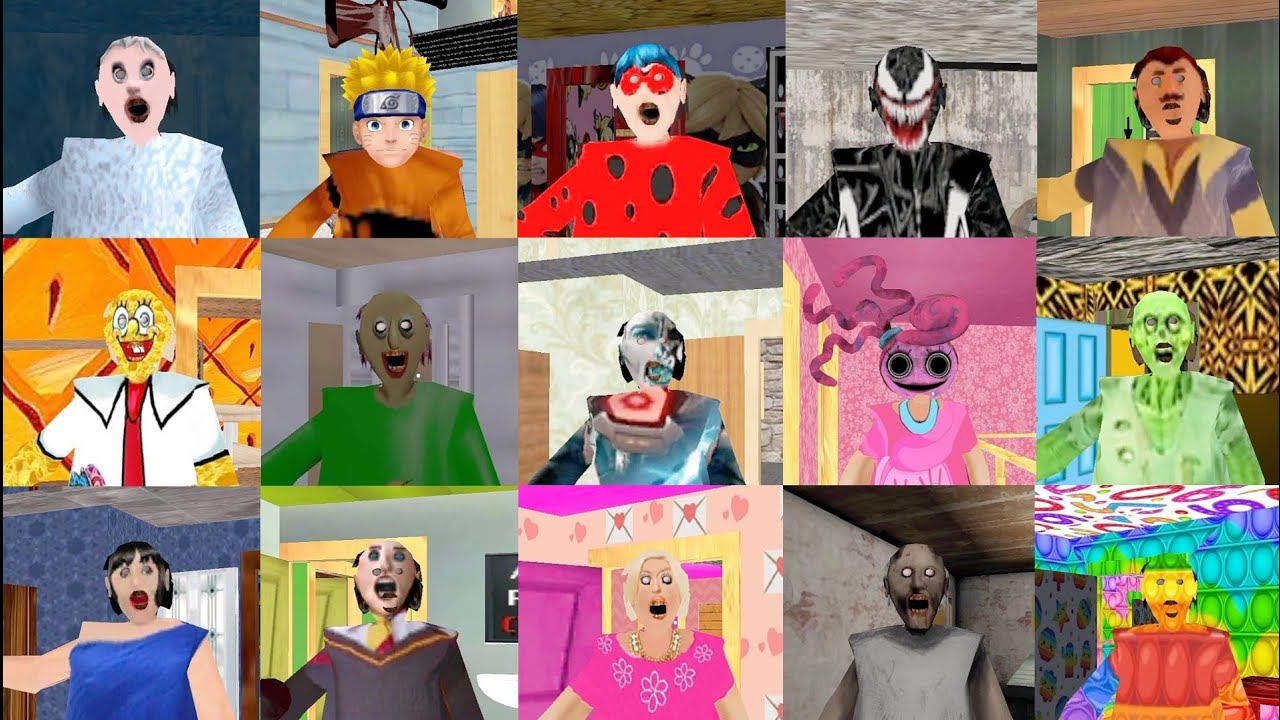 Granny Vs Barby Granny Vs Ladybug Granny Vs Venom Granny Vs Pop it Granny Vs Police Granny & More
