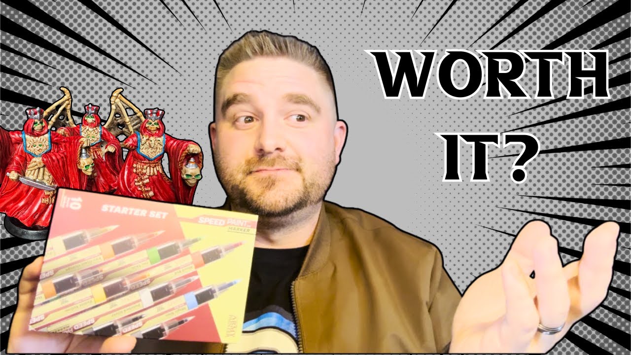 Army Painter Speed Paint Markers - The Real Deal or Hype? (feat Heroscape Acolytes)
