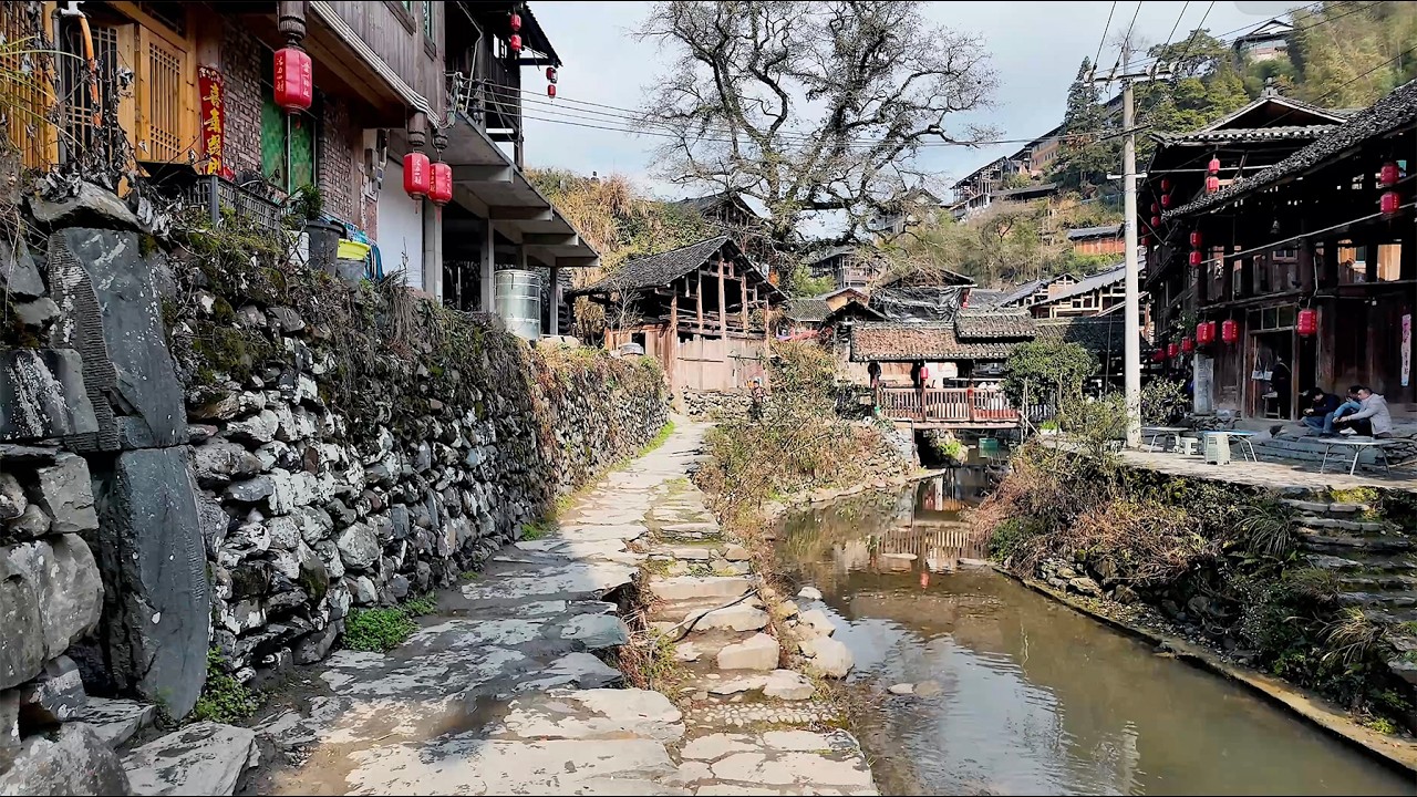 一镜到底，探访贵州大利侗寨4K  One Shot, Visiting Dali Dong Village, Guizhou