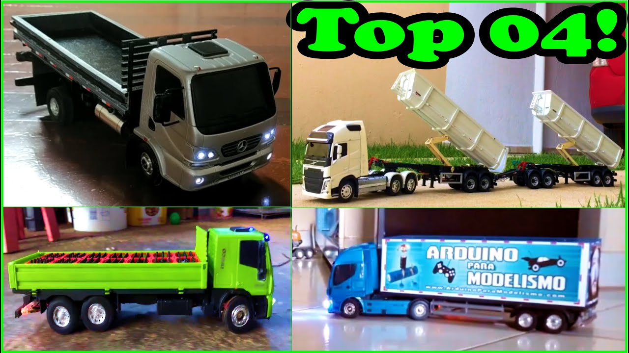 4 Miniaturas de Caminhão Baratas para Você Automatizar com Controle Remoto, Vender e Ganhar Dinheiro