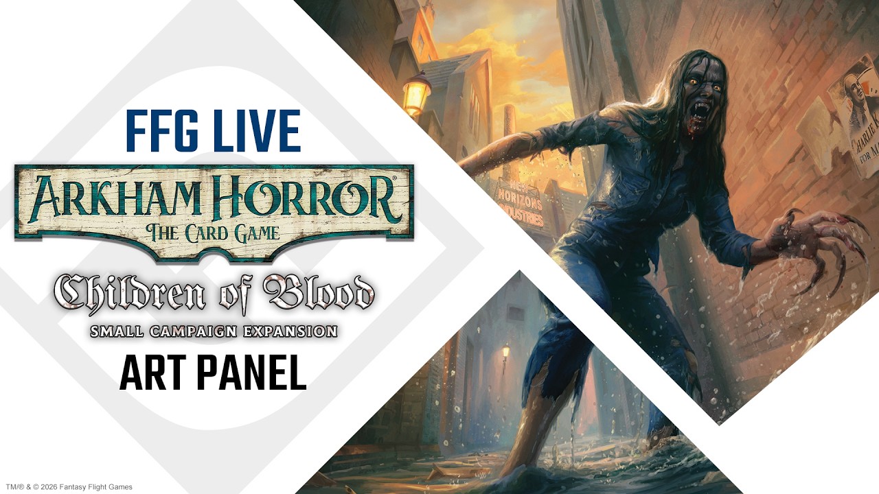 Arkham Horror: The Card Game Art Livestream!