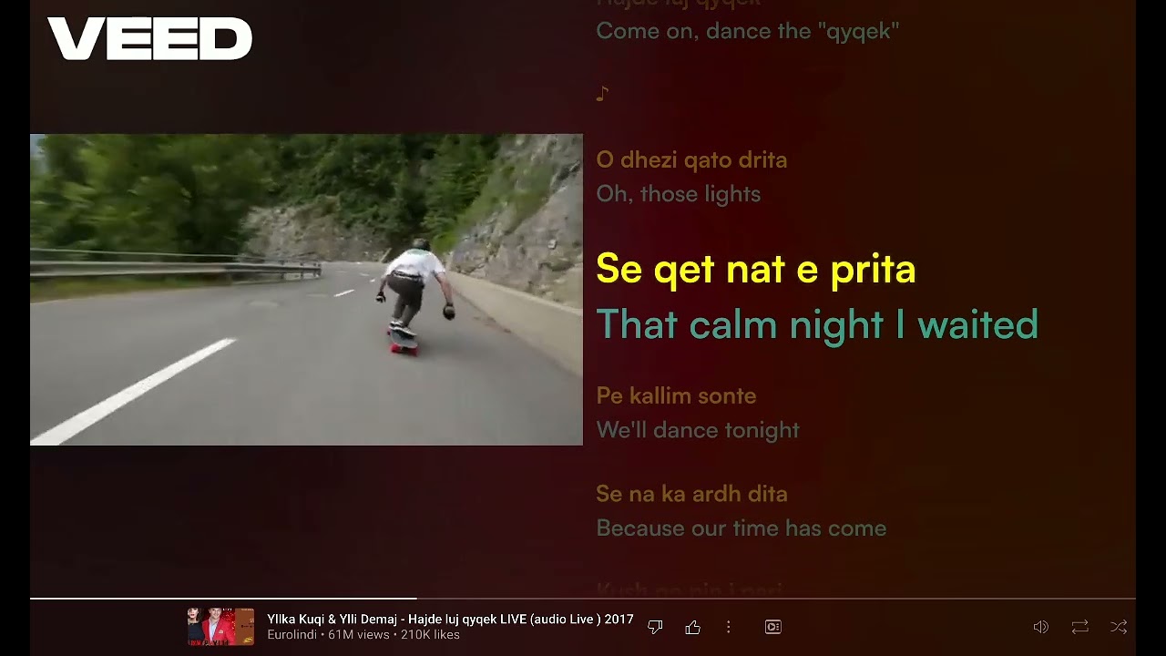 Hajde Luj Qyqek by Yllka Kuqi and Ylli Demaj - Bilingual Karaoke