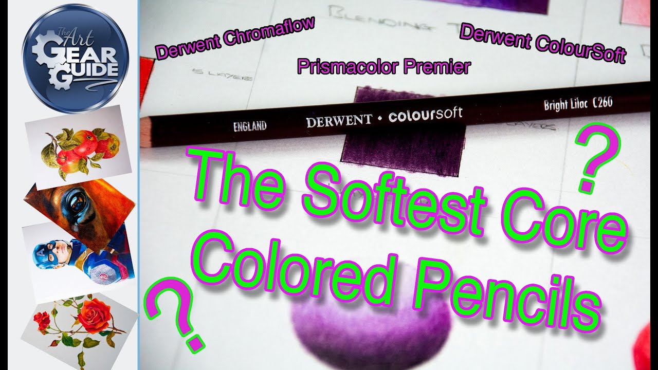 Самые мягкие цветные карандаши: Derwent Chromaflow, Prismacolor Premier, Derwent ColourSoft и ? ?