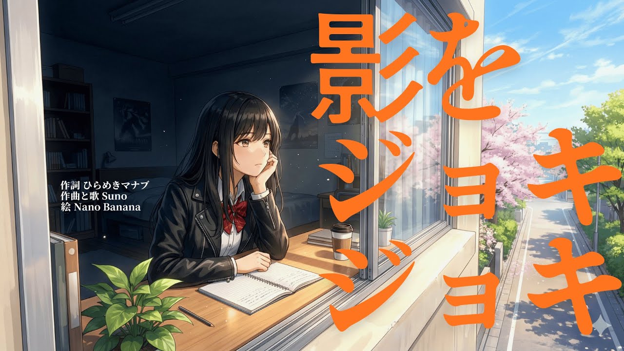 影をジョキジョキ　★★★★　#ai #音楽 #suno #オリジナル曲 #rock #ガールズバンド