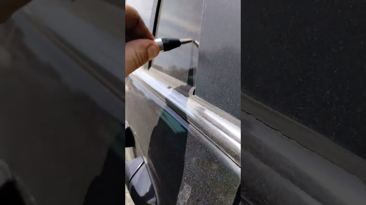Easiest way to break glass on a vehicle in an emergency 