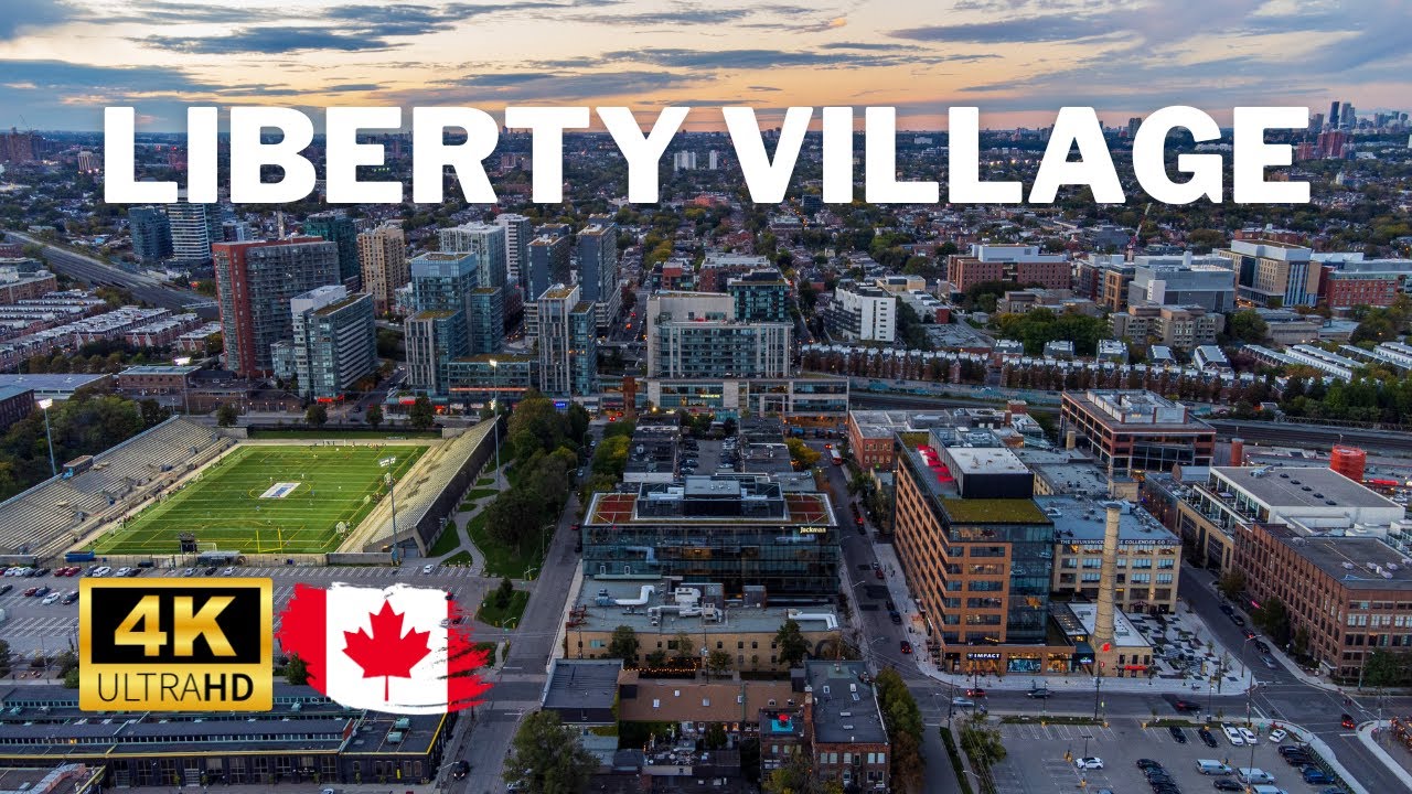 Toronto from Above: Vibrant 4K Drone Views - Liberty Village 🚁🏙️