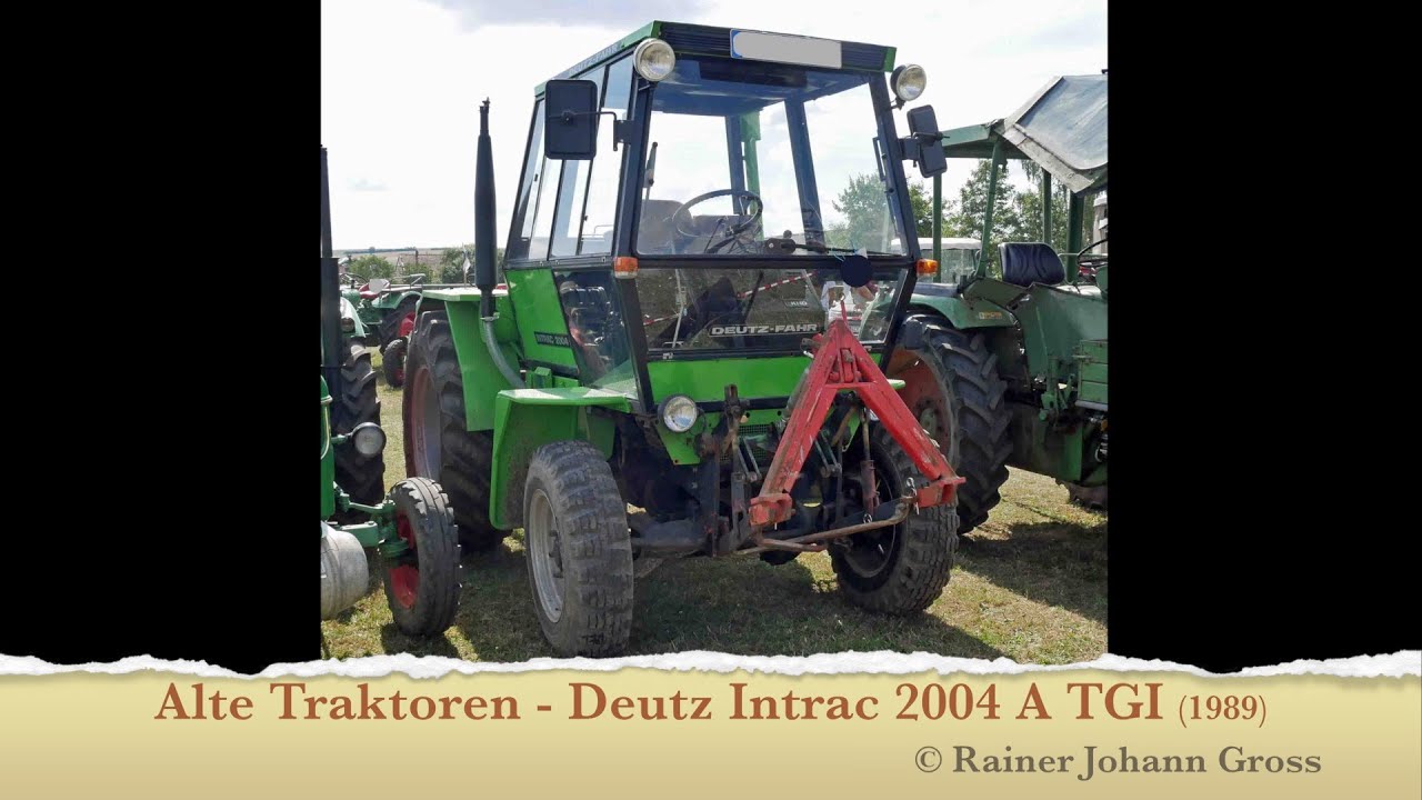 Alte Traktoren - Deutz Intrac 2004 A TGI (1989