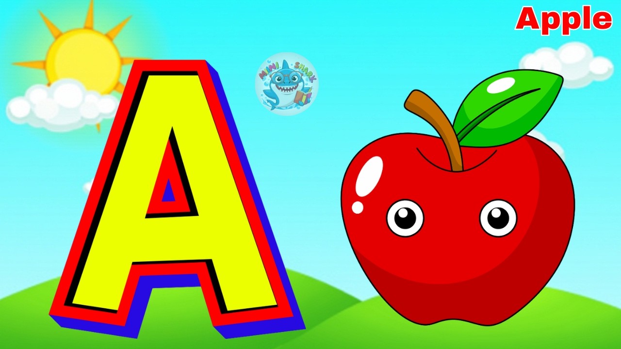 ABC Song for Preschool Kids 🎈 | Mini Shark 🦈