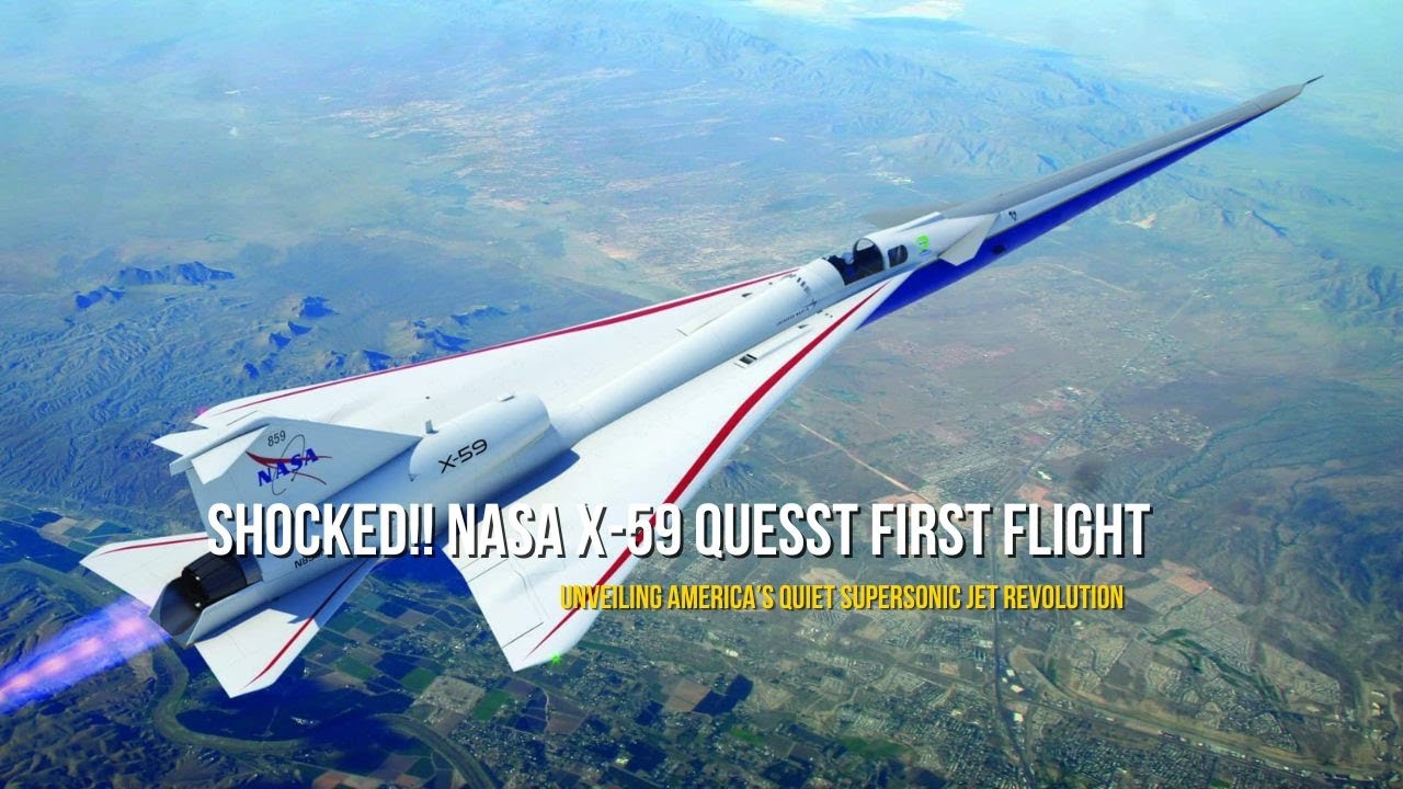 В шоке! Первый полёт NASA X-59 QueSST | Презентация тихой сверхзвуковой реактивной революции Америки
