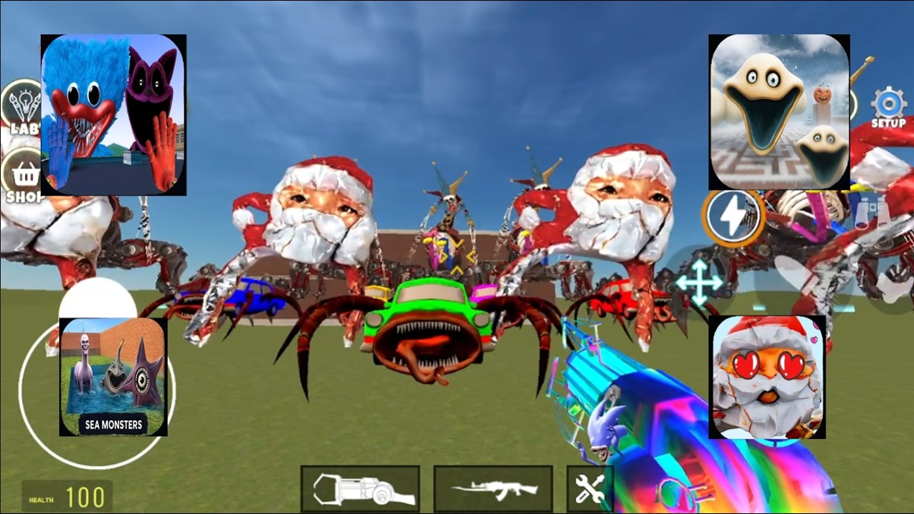 Nextbots In Playground Mod UPDATE 10.10.1 NEW POPPY PLAYTIME 4 & 5,HUNGRY WORM,LIN GANG MELON
