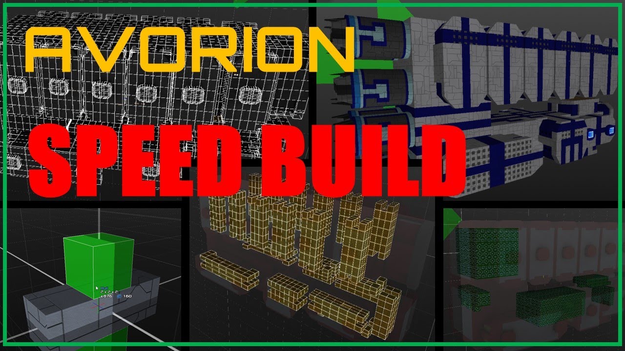 Avorion: Heavy Cruiser Build - Speed Build