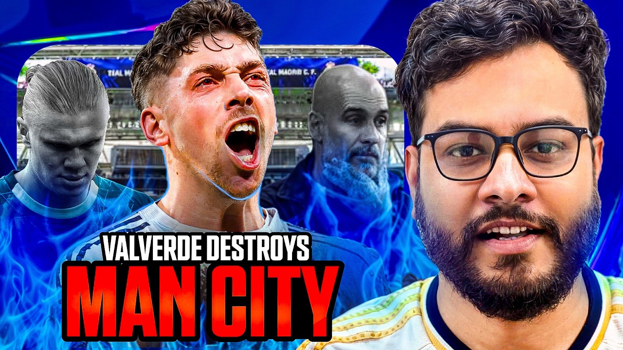 Fede Valverde destroyed Pep in this Real Madrid 3-0 Man City masterclass!