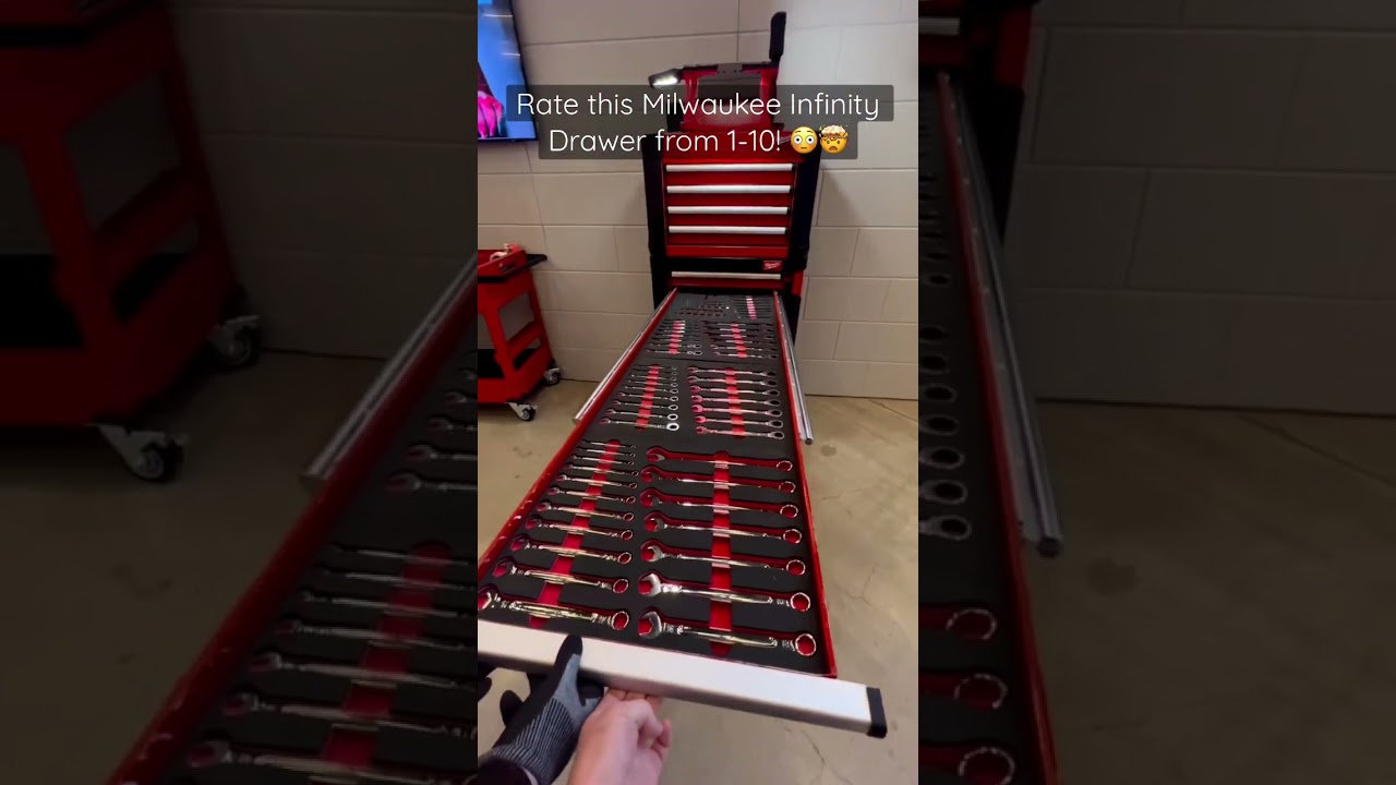 This Milwaukee Infinity Drawer Holds Over 1,000 Tools&hellip; 😳🤯 OG Video by: @pamalie98 👍 #shorts