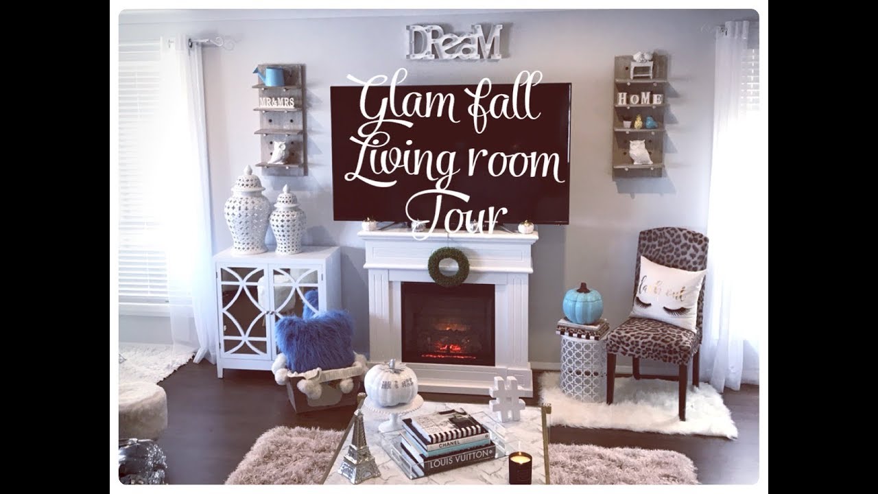 GLAM FALL LIVING ROOM TOUR