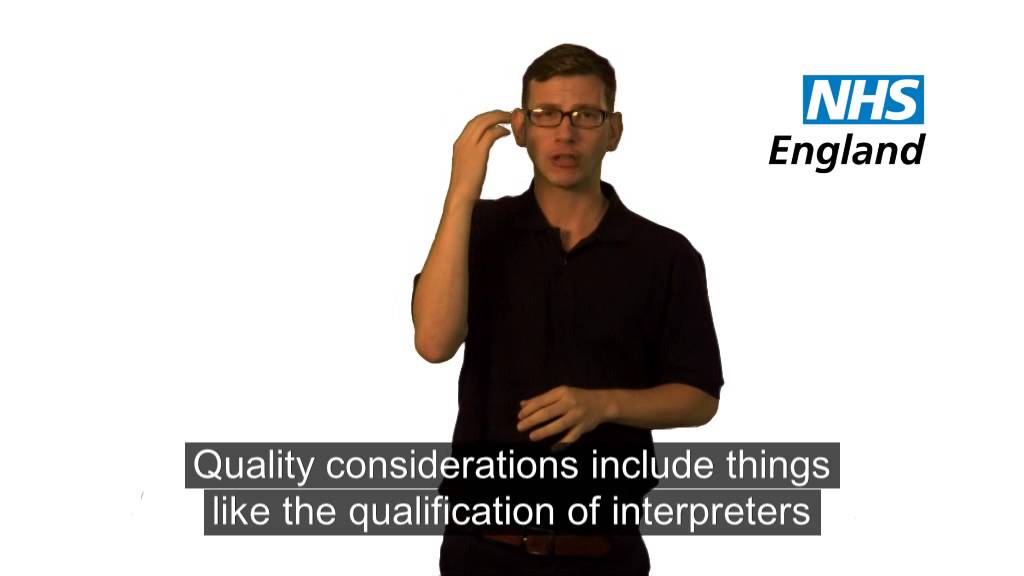 Accessible Information Standard Consultation Survey British Sign Language (BSL)