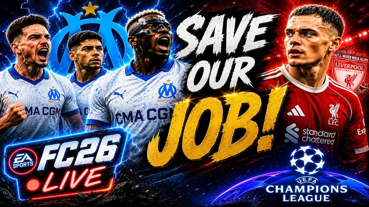🔴 LIVE: Liverpool Could Get Me SACKED... 😳 | FC 26 Marseille Career Mode [4K FUMA]