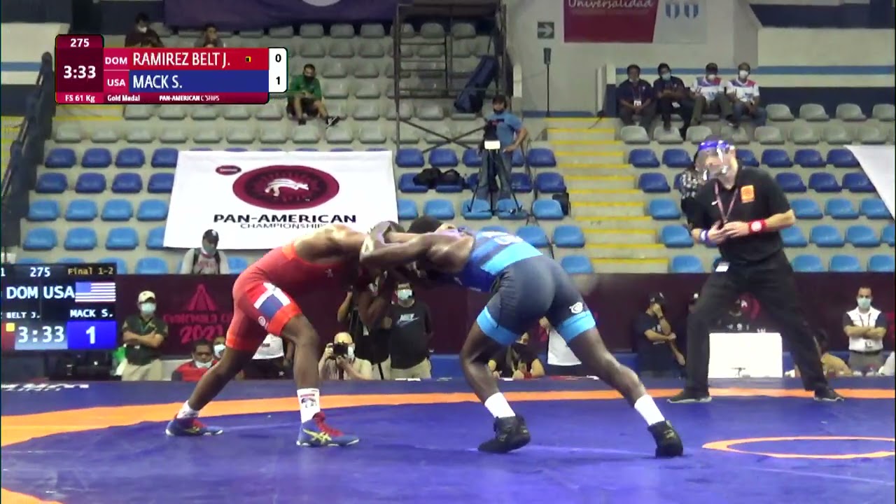 GOLD FS - 61 kg: J. RAMIREZ BELT (DOM) v. S. MACK (USA)