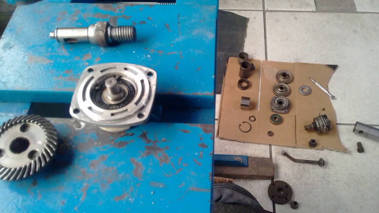 CESAR CEMAK A SERIE COMO DESMONTA CABEÇA DE ESMERILHADEIRA E LIXADEIRA EIXO COROA E ROLAMENTO???