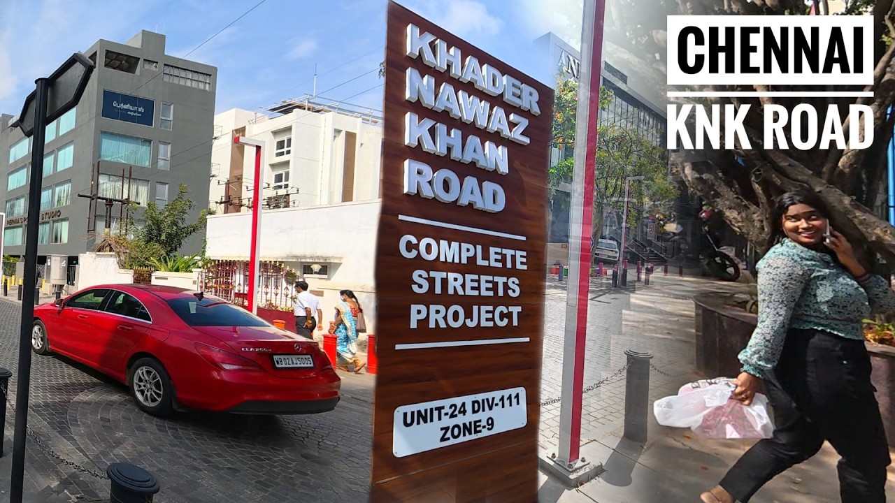 Chennai’s Most Luxurious Street! | KNK Road ❗