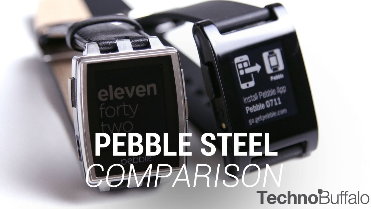 Pebble Steel Comparison