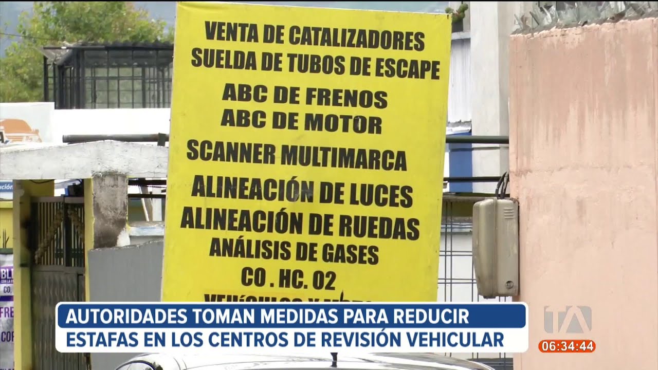 Autoridades toman medidas para reducir estafas en los Centros de Revisión Vehicular en Quito