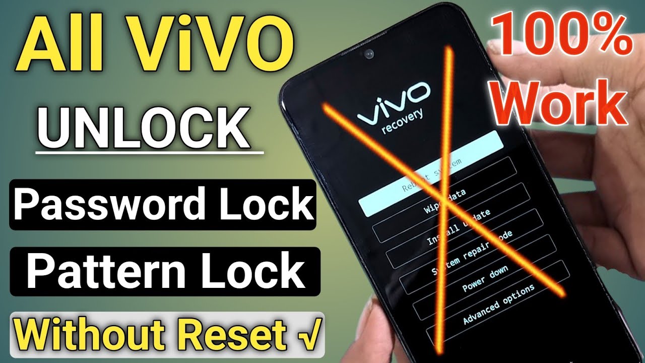 ViVO Y81/Y83/Y71/Y53/Y55/Y66/Y69/Y91/Y93/Hard Reset | All Type Password Lock, Pattern Lock Remove