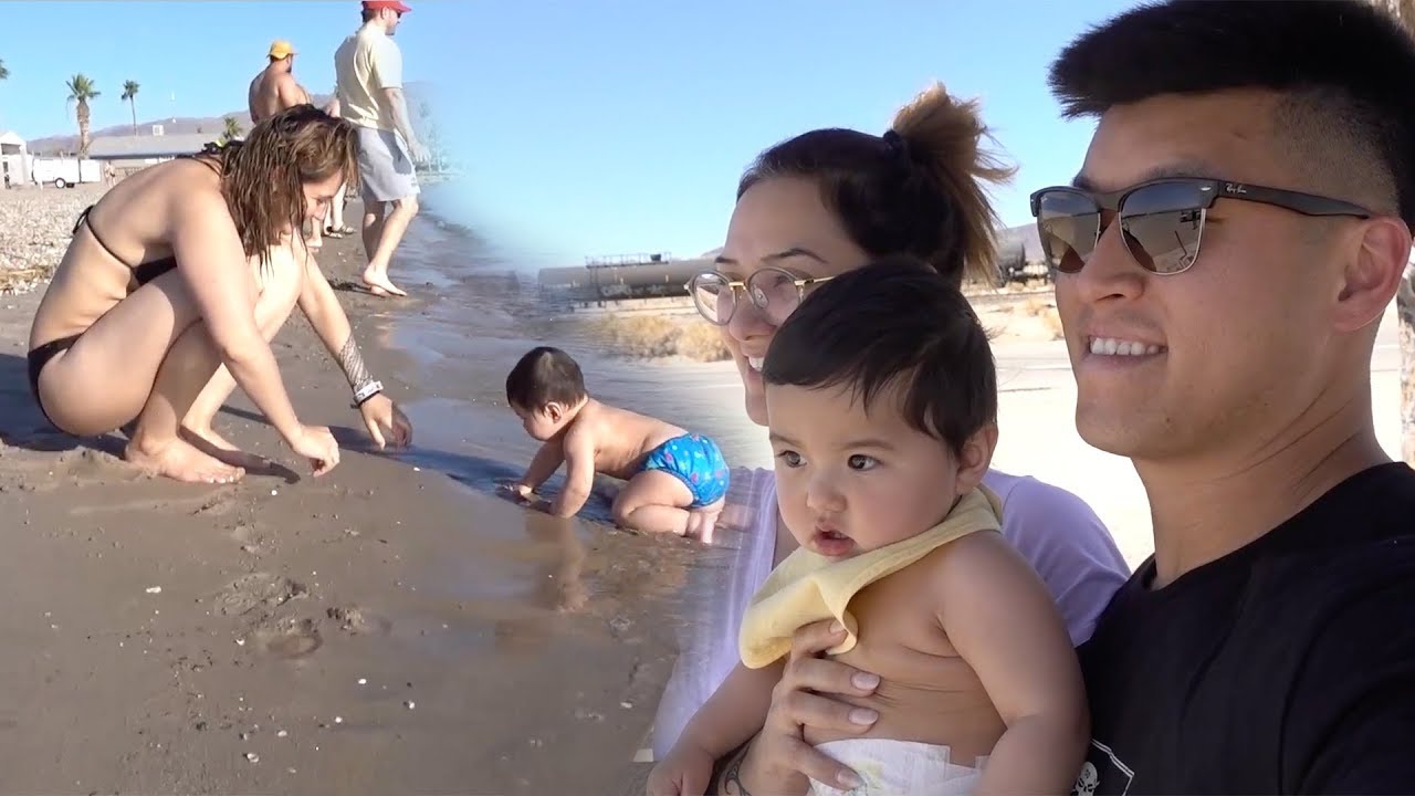 Taika's first time at the beach! Finally On The Road!!!
