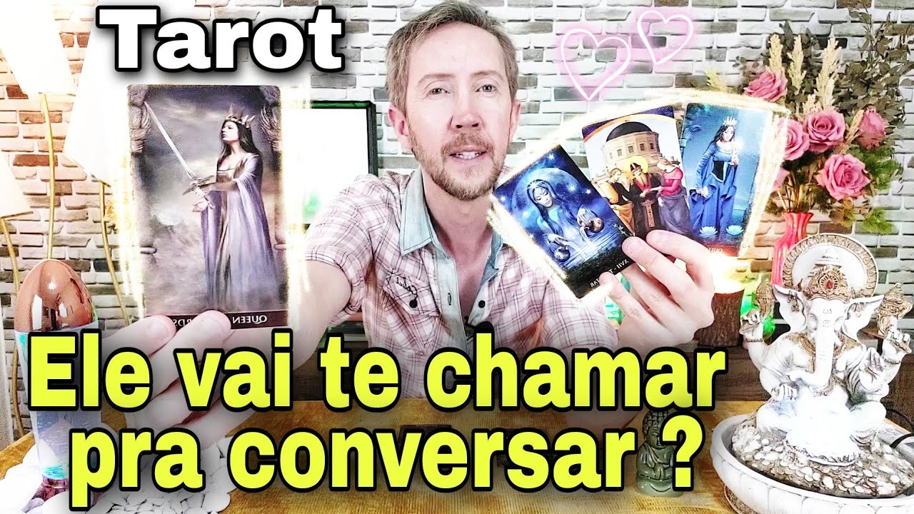 Ele vai chamar você pra conversar ? Qual a intenção dele ? O que ele sente por mim hoje tarot  ?